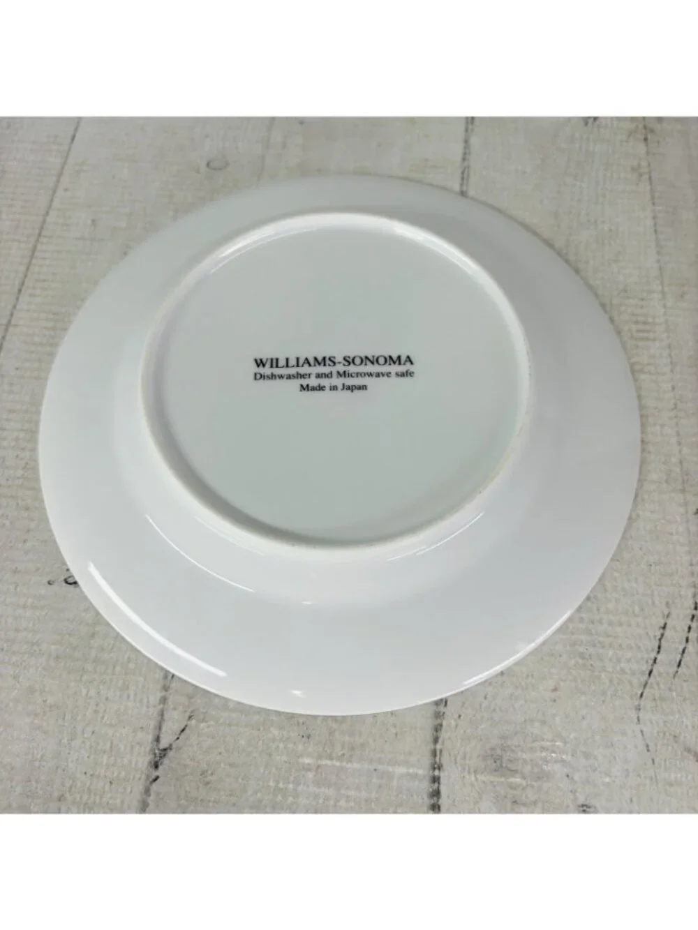Vintage William Sonoma FRENCH CHEF Cooking Salad Dessert Plates Complete Set 6